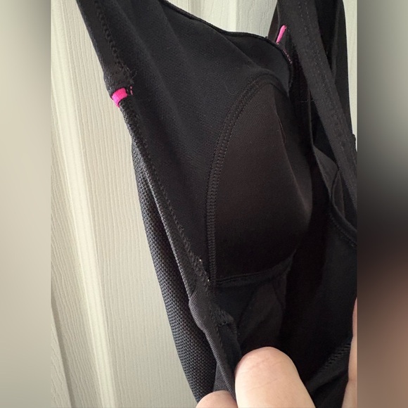 Speedo women’s swim dress 15” ptp bathing suit top Long black pink - Picture 5 of 9